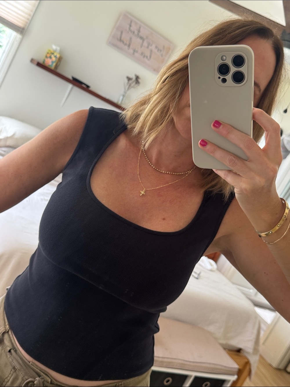 Anthropologie - Maeve black sleeveless top